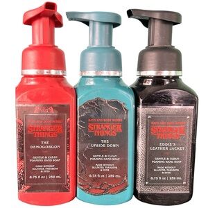 Bath & Body Works Stranger Things Foaming Hand Soap Collection Full Set of 3 New